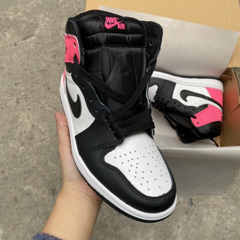 Fullbox giầy Jordan 1 đen hồng hàng cao cấp