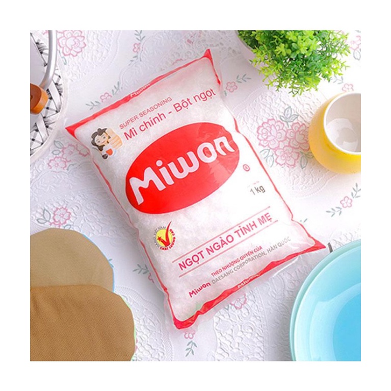 Mì chính-bột ngọt Miwon gói 1kg chính hãng