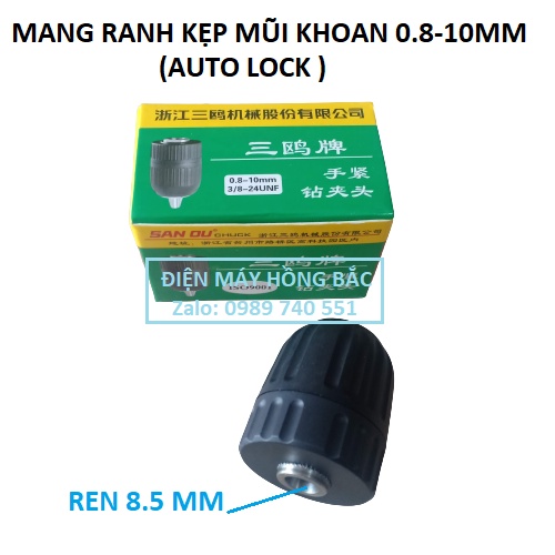 Đầu Mang Ranh kẹp mũi khoan nhanh 0.8-10mm loại tốt - mangranh 10 autolock