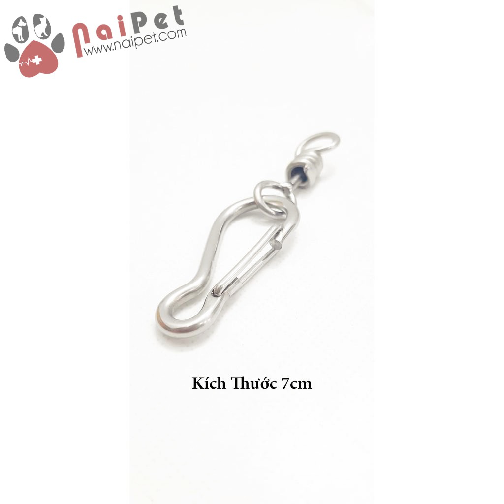 Móc Khoá Móc Xích Inox Kèm Chống Xoắn