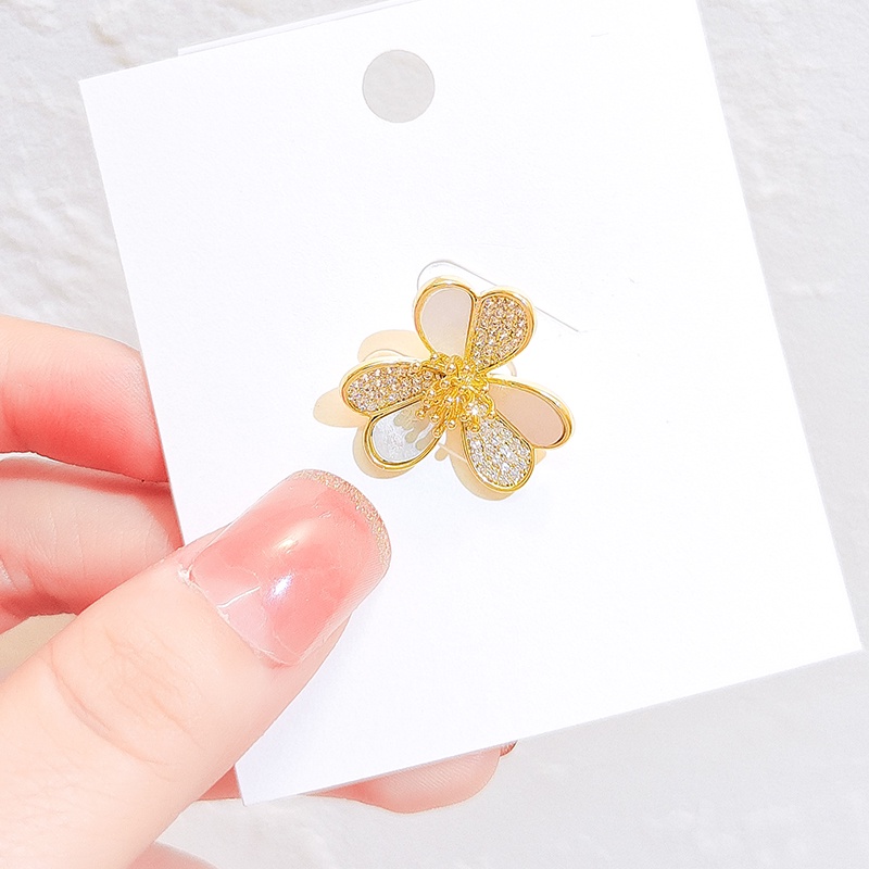[Jiudolan] Ghim Cài Áo Hình Cỏ Ba Lá / Hoa Tình Yêu Thời Trang Lớp Học Corsage