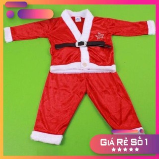 Bộ quần áo noel bằng nhung