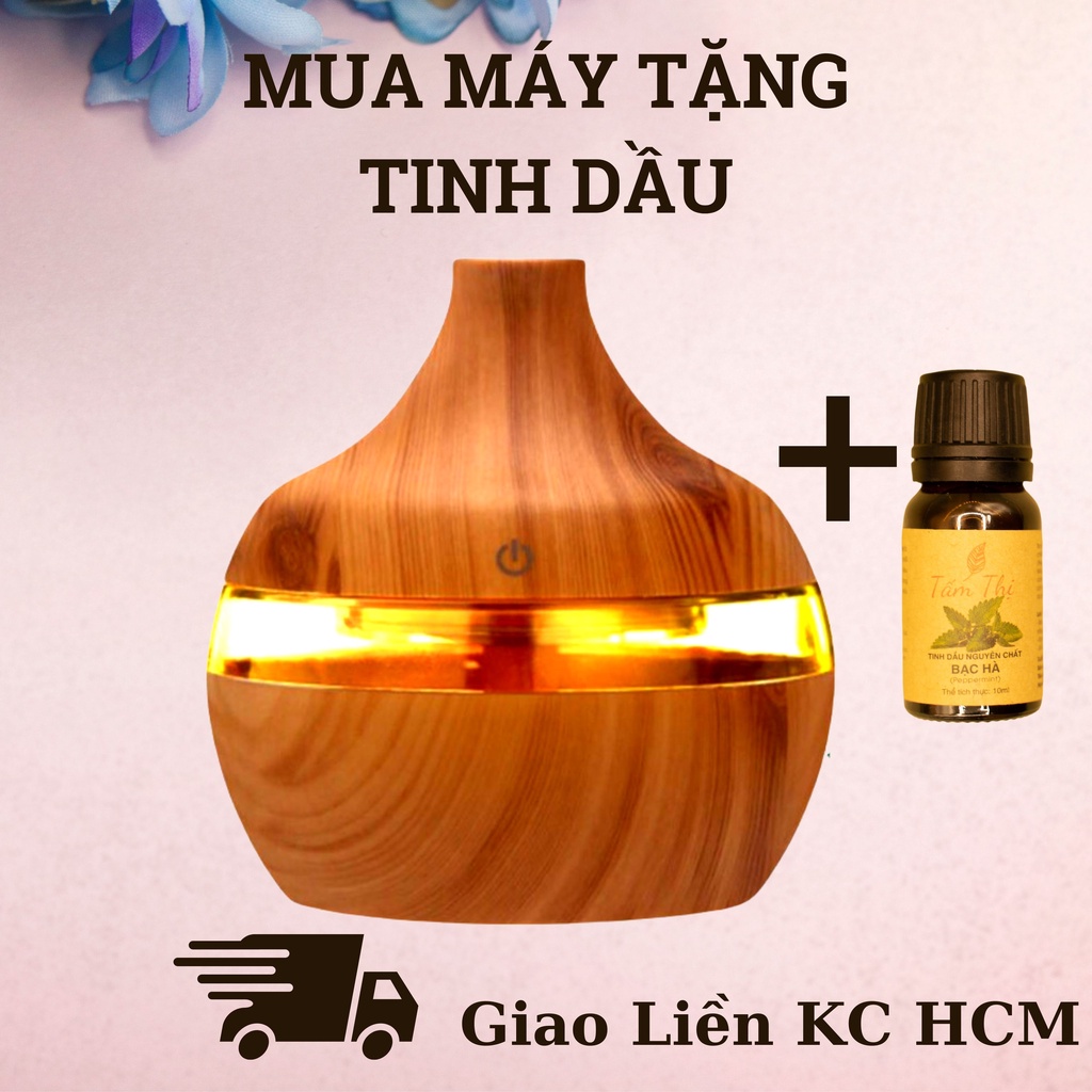 Máy Khuếch Tán Tinh Dầu Aroma Cao Cấp Phun Sương Tạo Ẩm Khử Khuẩn Tỏa Hương Thơm Mát Phòng Ngủ Giúp Đuổi Muỗi Côn Trùng