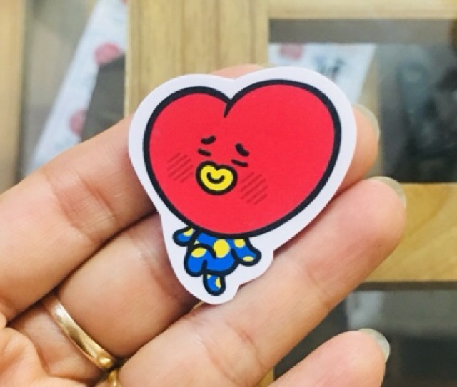Combo 30 Sticker kpop BTS có đề can bóc dán nhiều mẫu ngẫu nhiên khác nhau