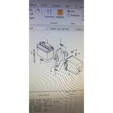 Bộ ốc bắt hộp bình ắc quy xe Dream Honda