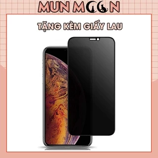 Kính Cường Lực Iphone Full Màn Chống Nhìn Trộm và Chống Vân Tay 6/6plus/6s/7/7plus/8/x/xr/xs/11/12/13/14/pro/max/plus