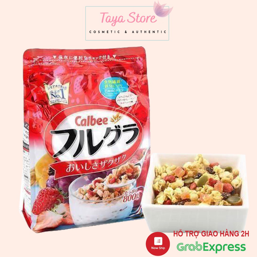 Ngũ cốc giảm cân dinh dưỡng Calbee 800gr Nhật Bản