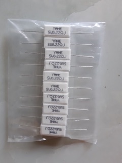 Điện trở sứ 5W 0.22R -(01 con)