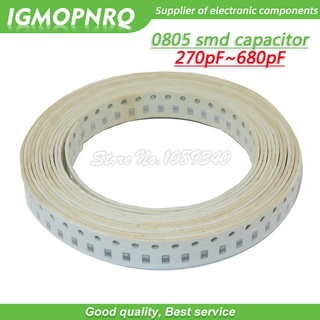 Set 100 tụ điện 0805 c0805 330pf + - 10% 50v x7r 2.0x1.25mm 270pf 300pf 360pf 390pf 470pf 510pf 560pf 680pf chuyên dụng