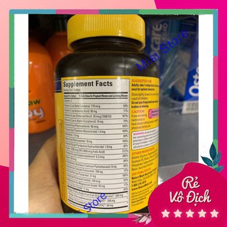 RÊ VÔ DỊCH Vitamin tổng hợp bầu Mỹ Prenatal + DHA 200ml Nature Made, 150 viên (Mẫu mới) RÊ VÔ DỊCH