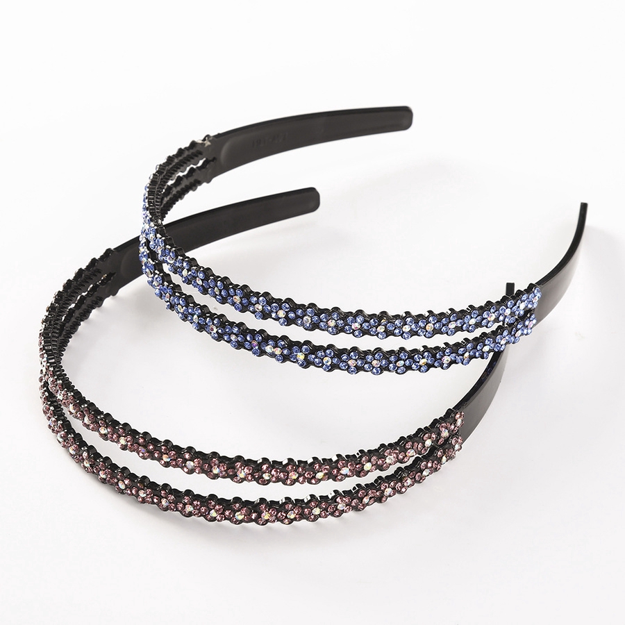 Băng đô cài tóc phối hạt đá thời trang cho nữ
