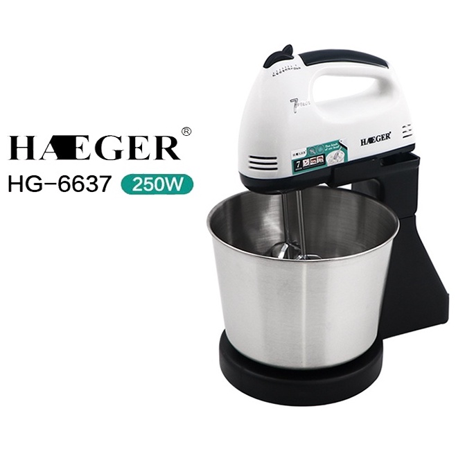 [Hot] Máy Đánh Trứng Cầm Tay 7 Tốc Độ Có Âu Trộn