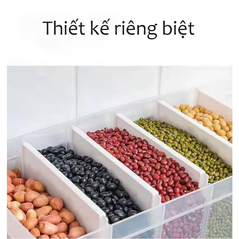Thùng đựng gạo và các loại hạt nhiều ngăn