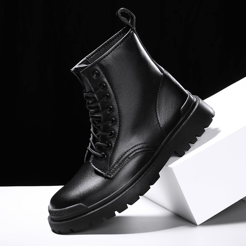 Giày bốt Martin da bò size 35-46 phong cách Anh Quốc cá tính cho cặp đôi 2022