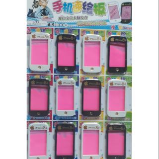Bảng viết xóa hình điện thoại iphone nhỏ