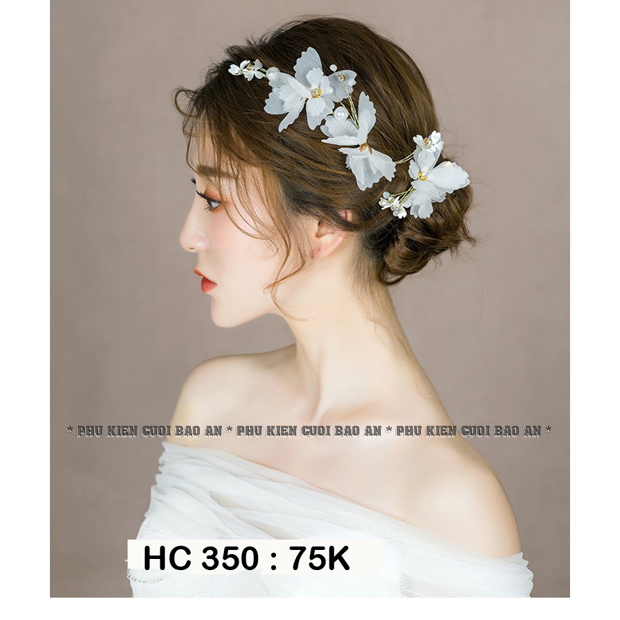 Cài tóc cô dâu