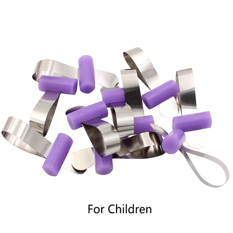 Set 20 Tấm Lót Định Hình Răng Bằng Kim Loại Cho Người Lớn / Trẻ Em