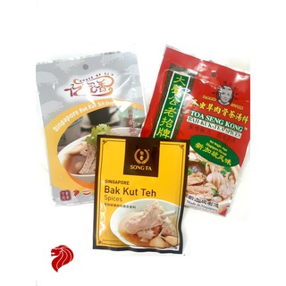 Combo Gia Vị Bak Kut Teh Singapore YI JIA XIANG, SONG FA & TOA SENG KONG