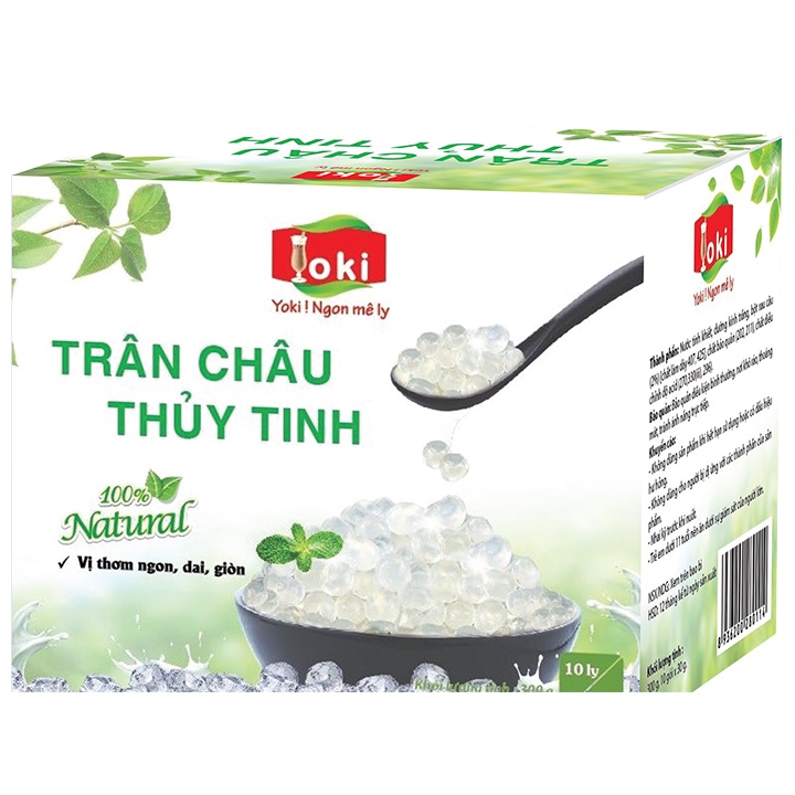 Trân châu thủy tinh Yoki 300g (10*30g)