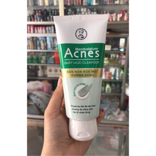 Kem Rửa Mặt Bùn Non Rohto Acnes Baby Mud - 100g