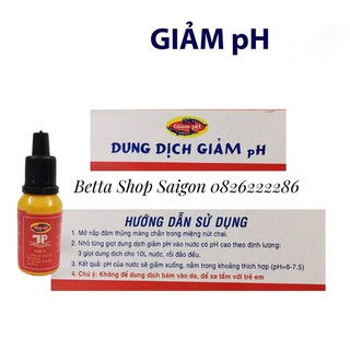 Dung dịch GIẢM pH cho hồ cá cảnh
