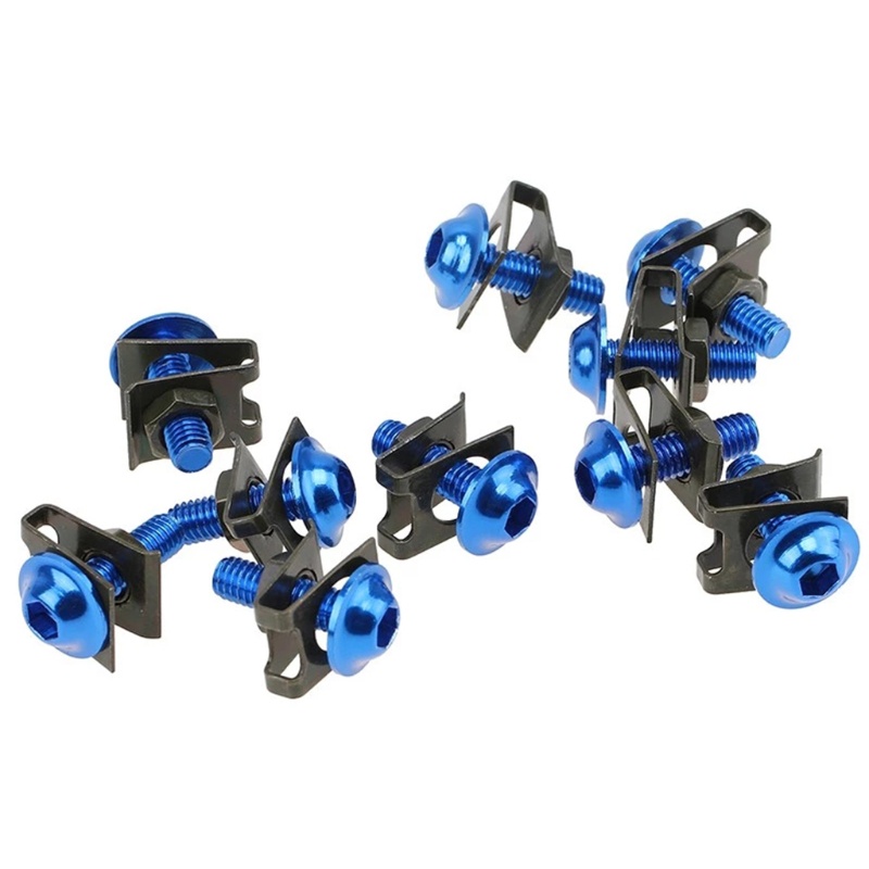 Set 10 Ốc Vít M6 6mm Cho Xe Máy