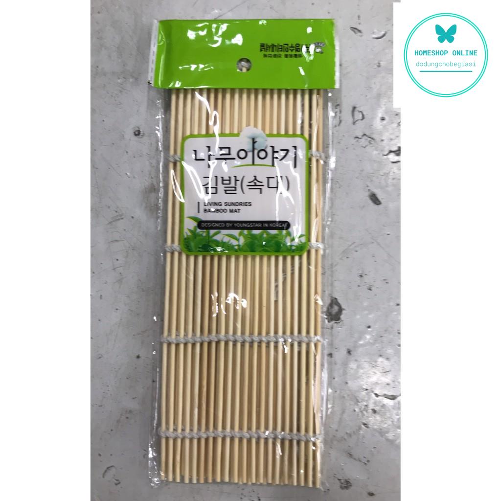 Mành tre cuốn kimpap sushi cơm cuộn Hàn Quốc loại 1