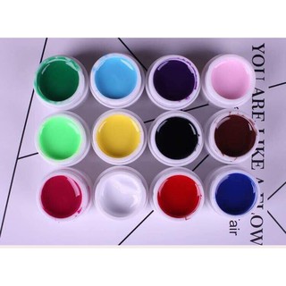 Set gel vẽ nail , vẽ móng 12 màu siêu đặc