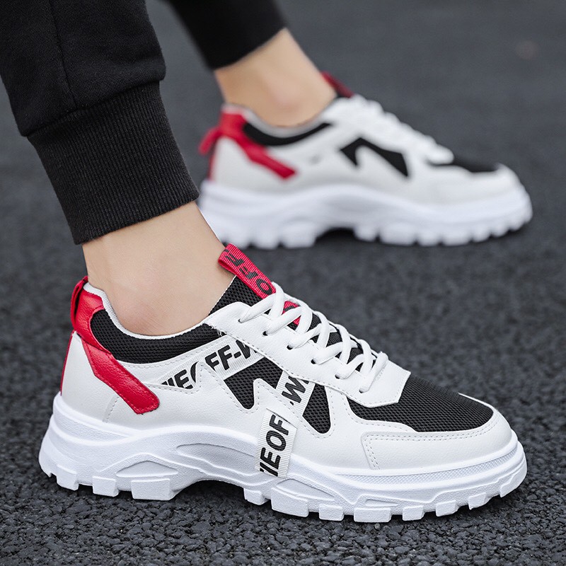 Giày Nam Cổ Thấp Thể Thao 2020 - Trắng Đỏ OFF | BigBuy360 - bigbuy360.vn