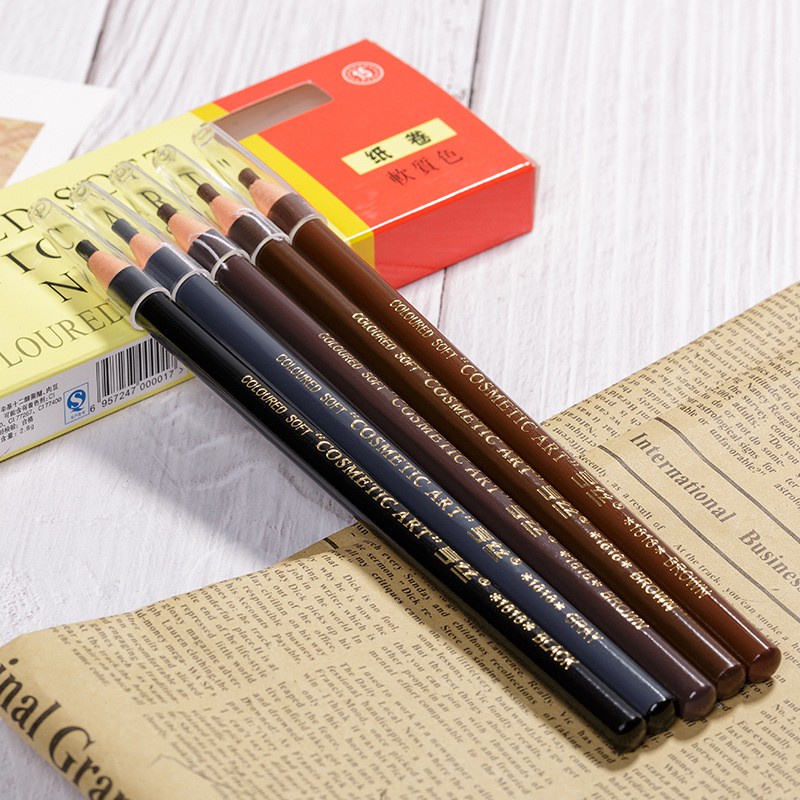 Bút chì kẻ lông mày ba chiều chống nước lâu trôi 5 màu tùy chọn | BigBuy360 - bigbuy360.vn