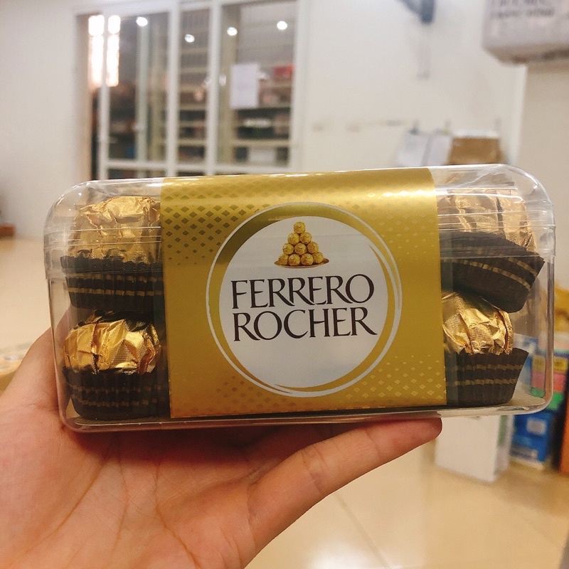 Chocolate/ socola FERRERO ROCHER 16 VIÊN - 200g - nội địa Đức