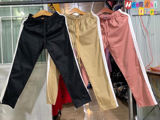 QUẦN KAKI 1 SỌC MÀU HỒNG - QUẦN KAKI 1 LINE PANTS UNISEX PINK - MM