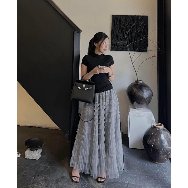 Váy Ren Tầng Siêu Xinh L1 Cạp Ren