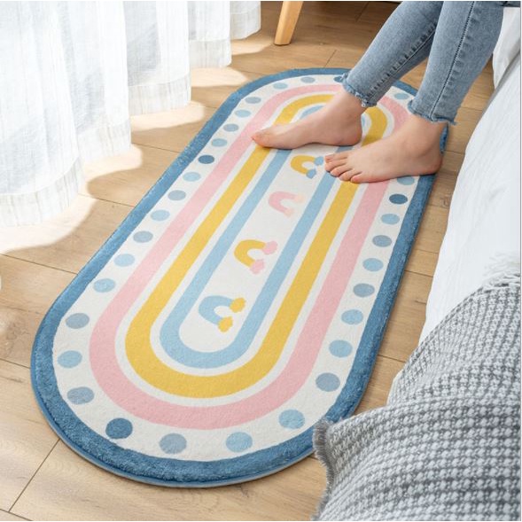 Thảm dài chùi chân SIZE ĐẠI 60x150cm,SIZE VỪA 50x120 bằng sợi lông len đặt cửa ra vào, thảm đặt chân giường Cao Cấp