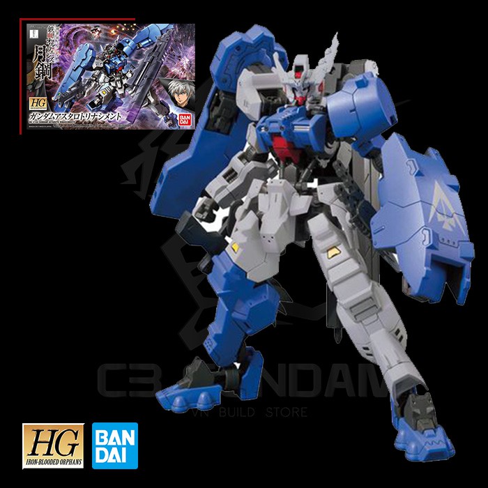 MÔ HÌNH LẮP RÁP BANDAI GUNDAM HG IBO 1/144 GUNDAM ASTAROTH RINASCIMENTO IRON-BLOODED ORPHANS HGIBO GUNPLA NHẬT BẢN