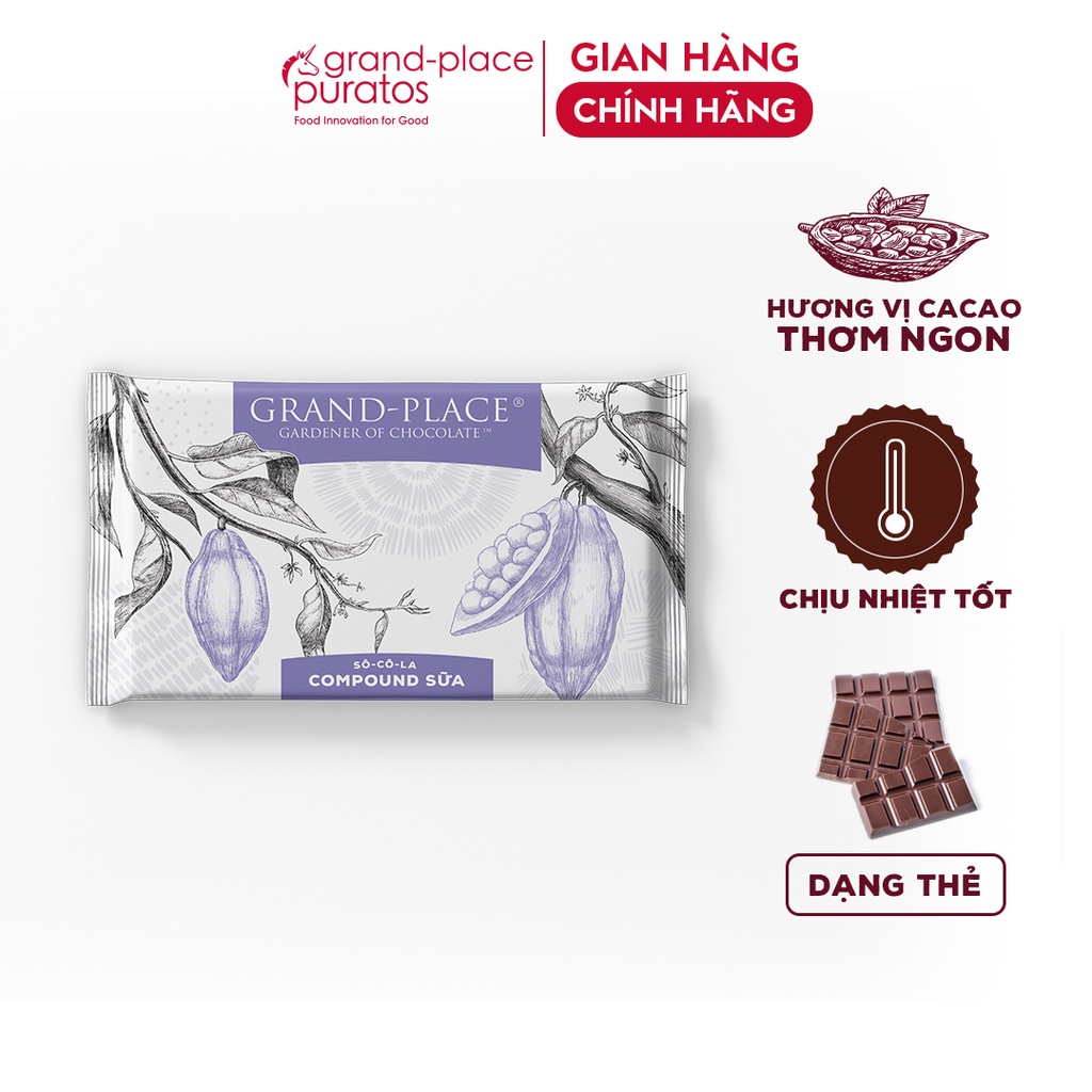 Sô Cô La Compound Sữa Puratos Grand-Place VN - 1kg-4116192