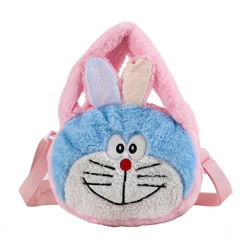 Ellen Túi Đeo Chéo Hình Doraemon Nhồi Bông Dễ Thương Cho Ba Mẹ Và Bé