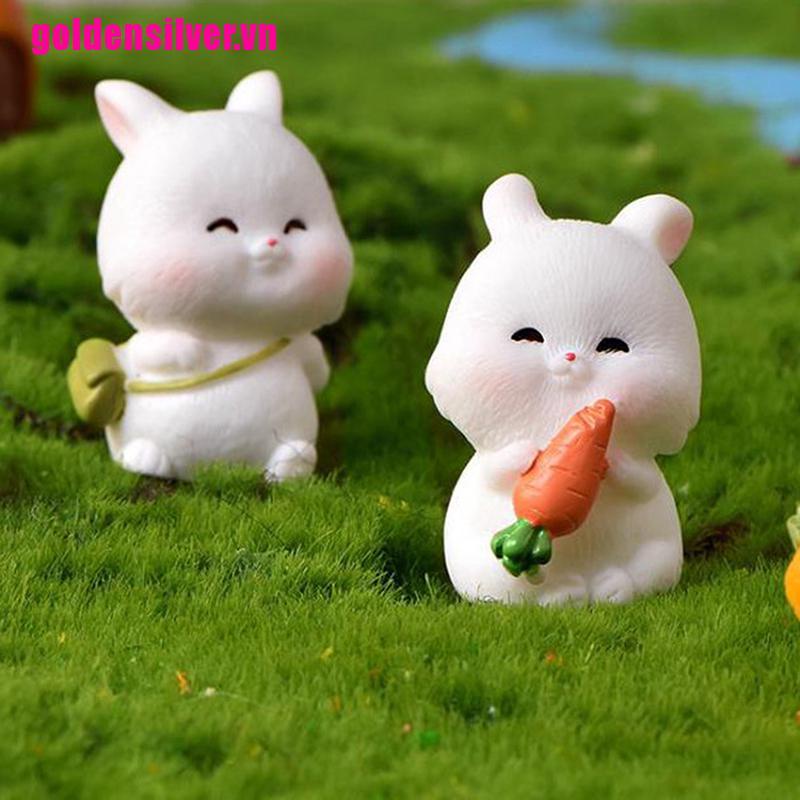Đồ trang trí Chú Thỏ Con Dễ Thương Trang Trí Tiểu Cảnh