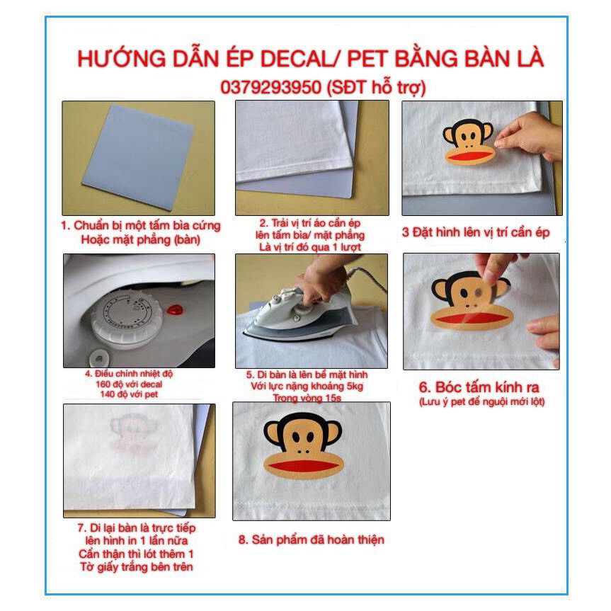 Hình ủi, Hình in nhiệt - mẫu ''khủng long kéo đuôi''