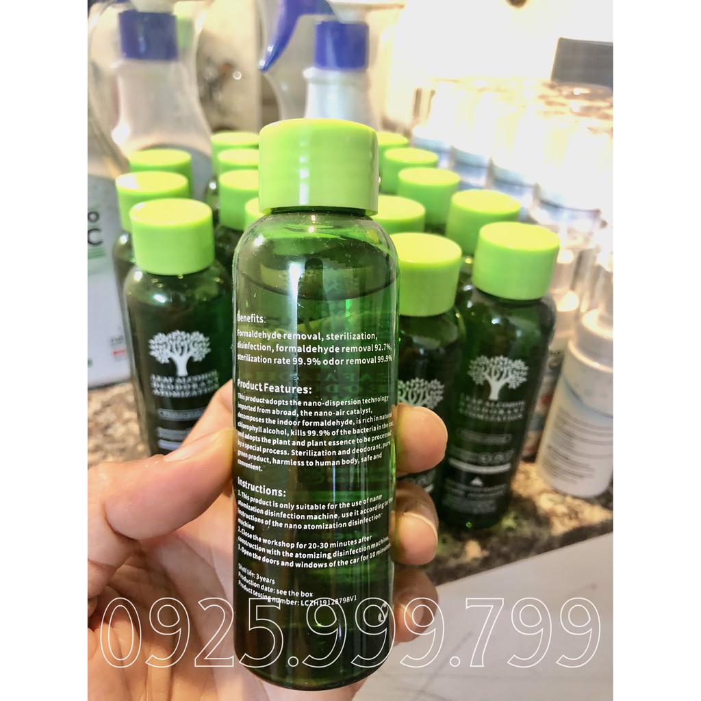 Dung Dịch khử Mùi, Tạo Khói Nano Chai 100 ML