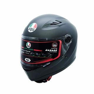 Mũ bảo hiềm fullface agu đen trơn