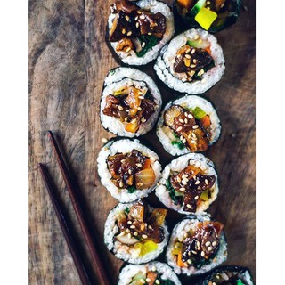 Rong biển sấy hữu cơ cuộn cơm ManJun