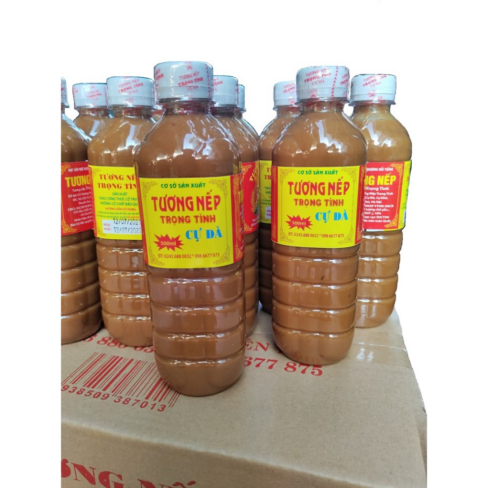 5 CHAI Nước Tương Bần T9 Từ Đậu Nành Gia Truyền Cự Đà - Tương Nếp Trọng Tình - Nước Chấm Thịt Bò, Dê, Kho Thịt Cá 2