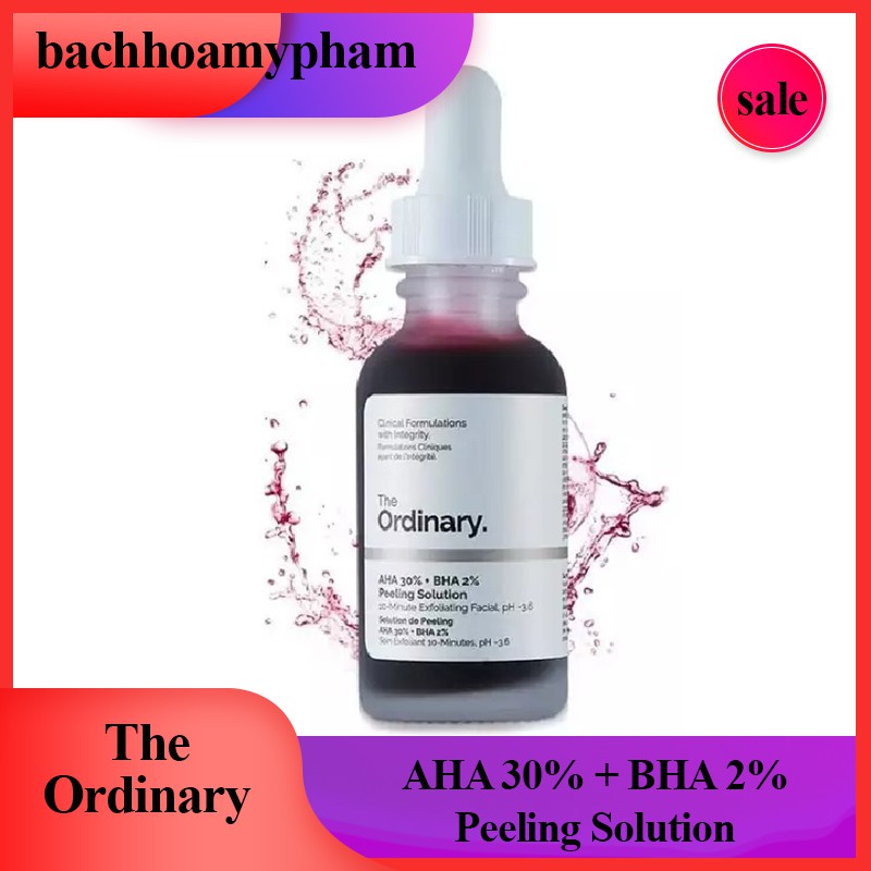 Serum The Ordinary AHA 30% + BHA 2% Peeling Solution 30ml
