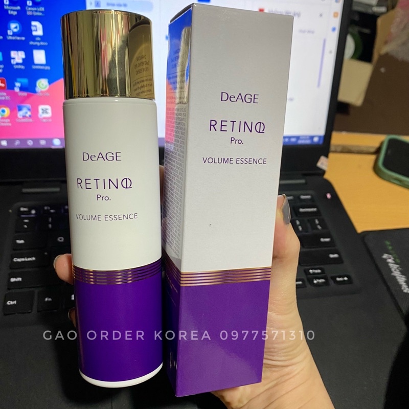 RETINOl Pro Volume Essence nước thần tím 155ml date 2025