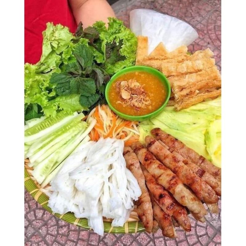 Nem nướng Nha Trang Nơm Việt kèm nước chấm 500gr ❤️SHIP HOẢ TỐC HÀ NỘI ❤️ có 2 loại: nem que gồm 12 và nem phên