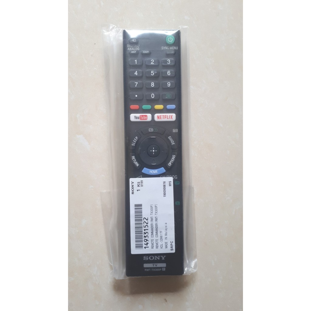 remote điều khiển tivi sony chính hãng tx300p