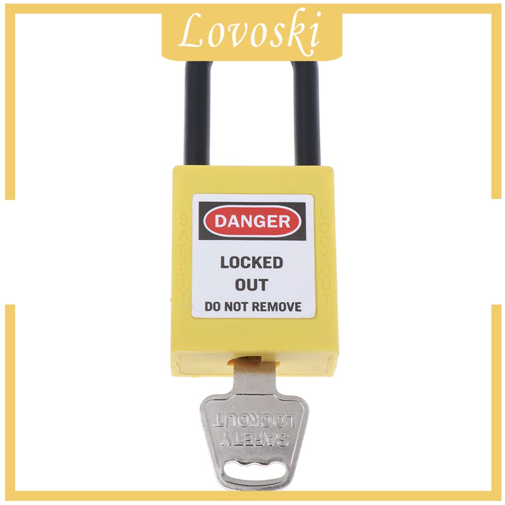 Safety Security Lockout Padlock Keyed Alike Nylon 38mm