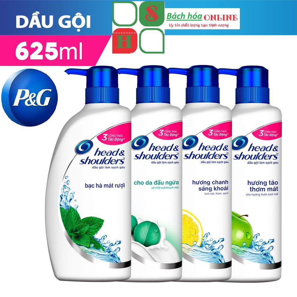 Dầu Gội Head&Shoulders chai 625ml