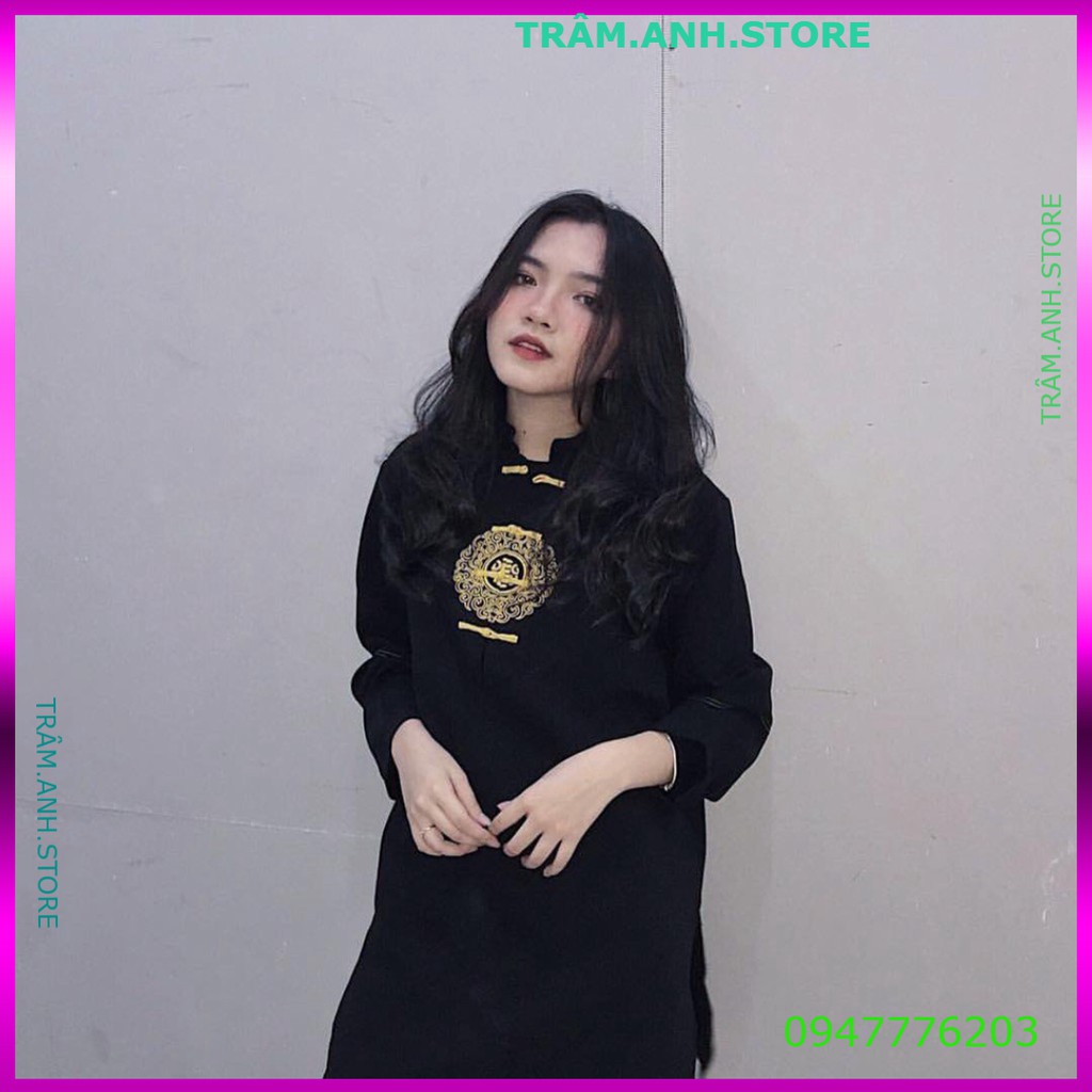 ÁO CỔ TÀU TRUNG QUỐC HARAJUKU HOA VĂN THÊU ĐỘC LẠ - (Sp sẵn) 👗 👑